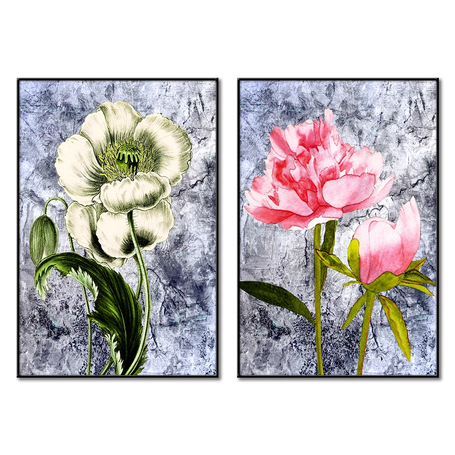 Cross Stitch Kits Embroidery DIY Needlework 11CT Stamped Kit and 14CT Counted Set for Home Decoration Patterns Flowers NCMF081