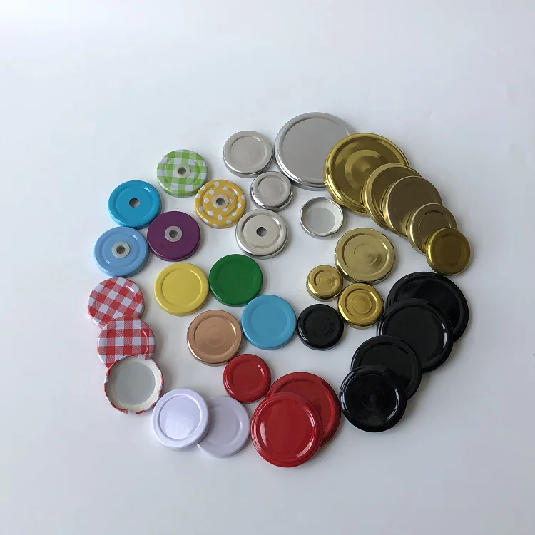 Regular Wide Mouth Metal Mason Canning Jars Tinplate Lug Split Lids Seals Ring With Silicone Seal