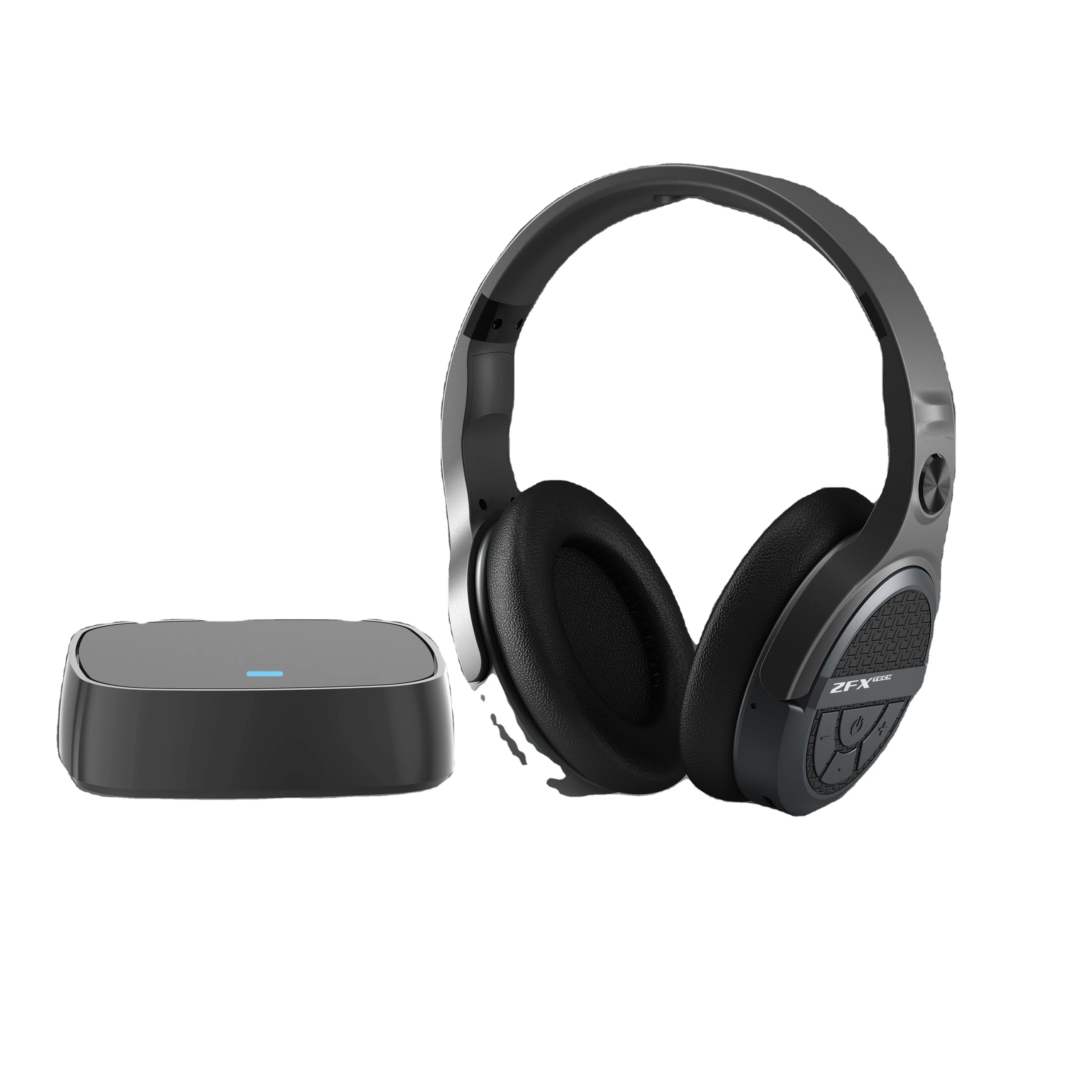 2.4G Multifunction Wireless Headphones for PC TV Phones over-ear system for hard hearing