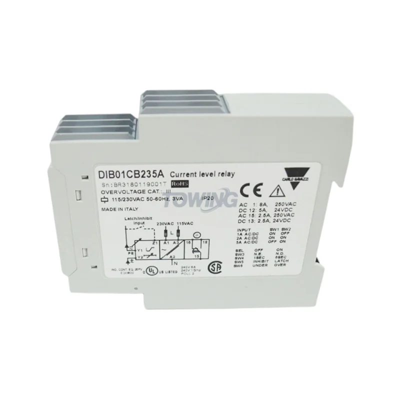 New and Original Switzerland Carlo gavazzi current level relay DIB01CB235A