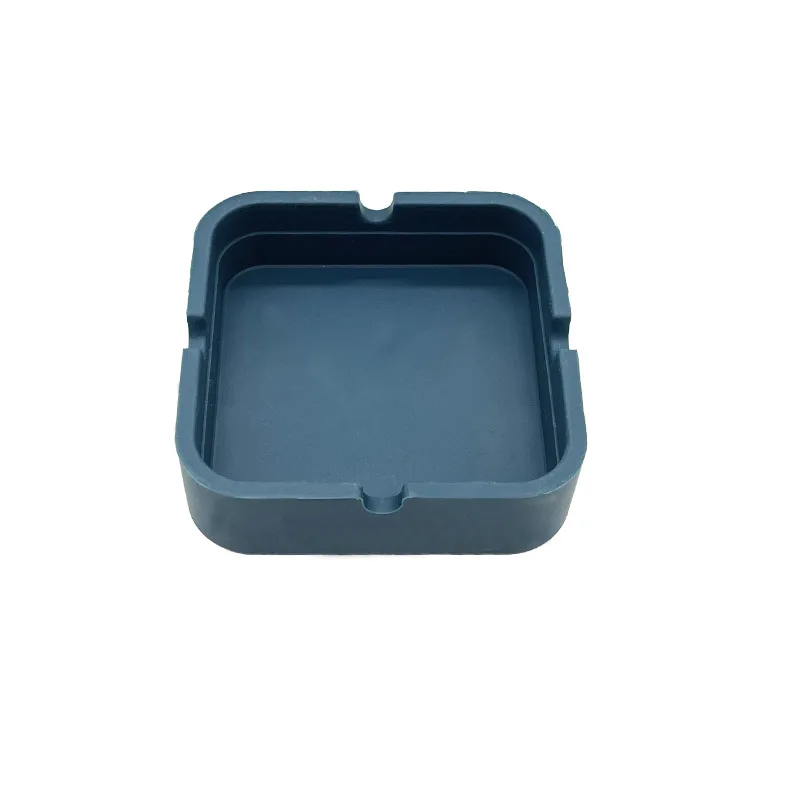 Unbreakable Silicone Square Cigar Ash Tray For Indoor and Outdoor
