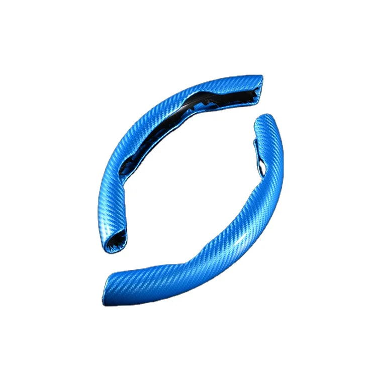 Car Interior Accessories 2023 Carbon Fiber Car Steering Wheel Cover Comfortable Sports Anti-skid Car Steering Wheel Cover