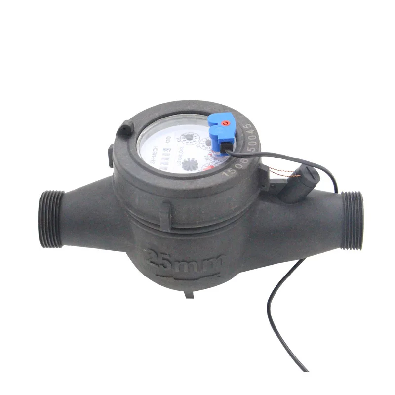 Многоструйный счетчик воды DN15 ~ DN50 герконовый переключатель пластиковый материал для школы импульсный дисплей чтения