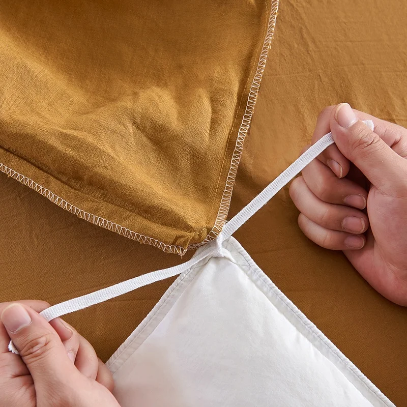 French linen quilt duvet cover,bed linen bedding set