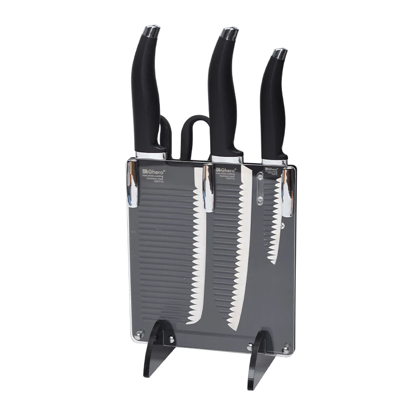 kitchen chef knives set Professional 3Cr13/5Cr15 German stainless steel kitchen chef knives set custom knife manufacturers