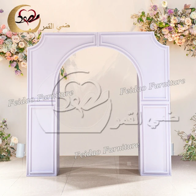 Party prop supplies white wall backdrop background wedding arches