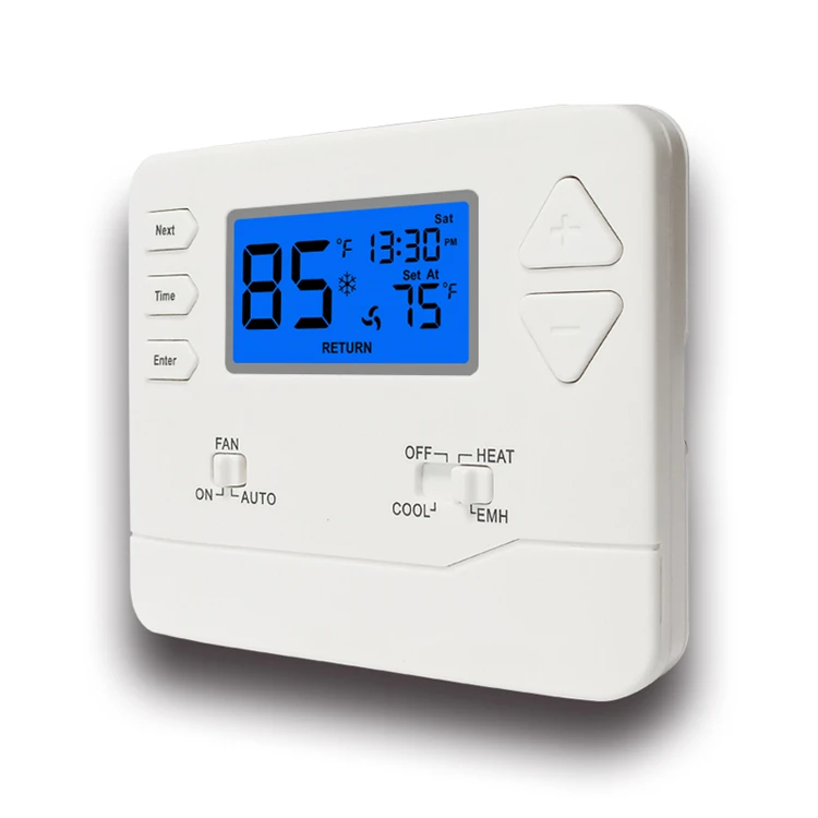 Heating and Cooling Heat Pump Electronic Non-programmable Thermostat for Condensing Units