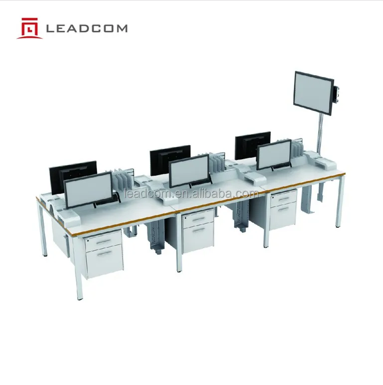 LEADCOM Apollo model aluminum structure Workspace Office Furniture Computer Table Desks office Workstation