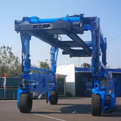 Made In China Tyre Travel Lift mobile crane 20ton -150ton  Straddle Carrier For Installation And Assembly