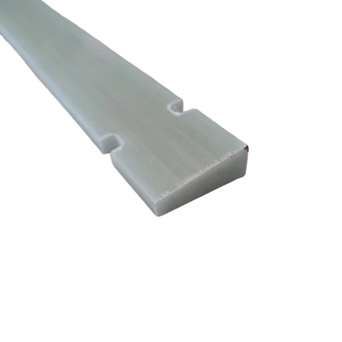 Изоляционные frp grp стекловолокна армированный пластик пультрудированный композитный трапециевидной плоской полосой с слотом