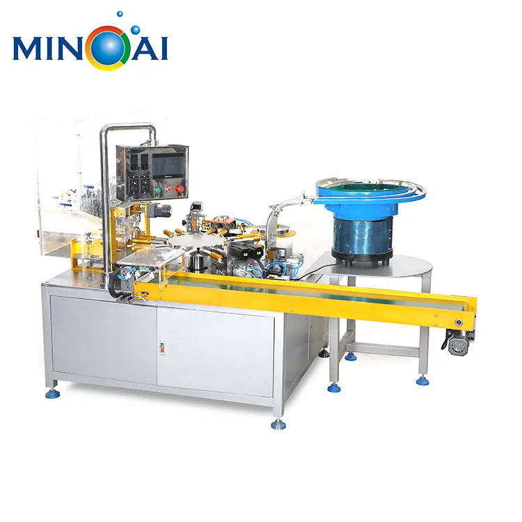 High Speed Automatic Plastic Tube Screw Foil Sealing Capping Machine