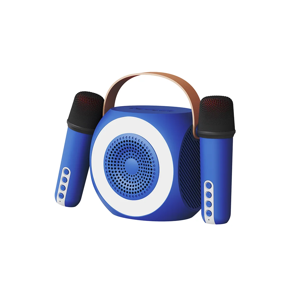 New Model portable Speaker Subwoofer Karaoke with Microphone Bluetooth Speaker Wireless Audio for Outdoor Party Player