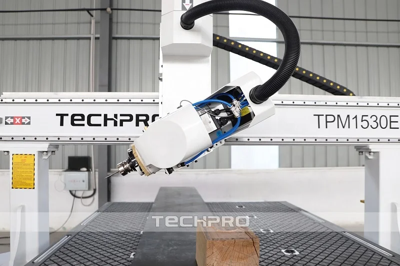 4 Axis CNC Router Foam Wood Sculpture 180 Degree Swing Head 4 Axis CNC Router for Foam Engraving Machinery