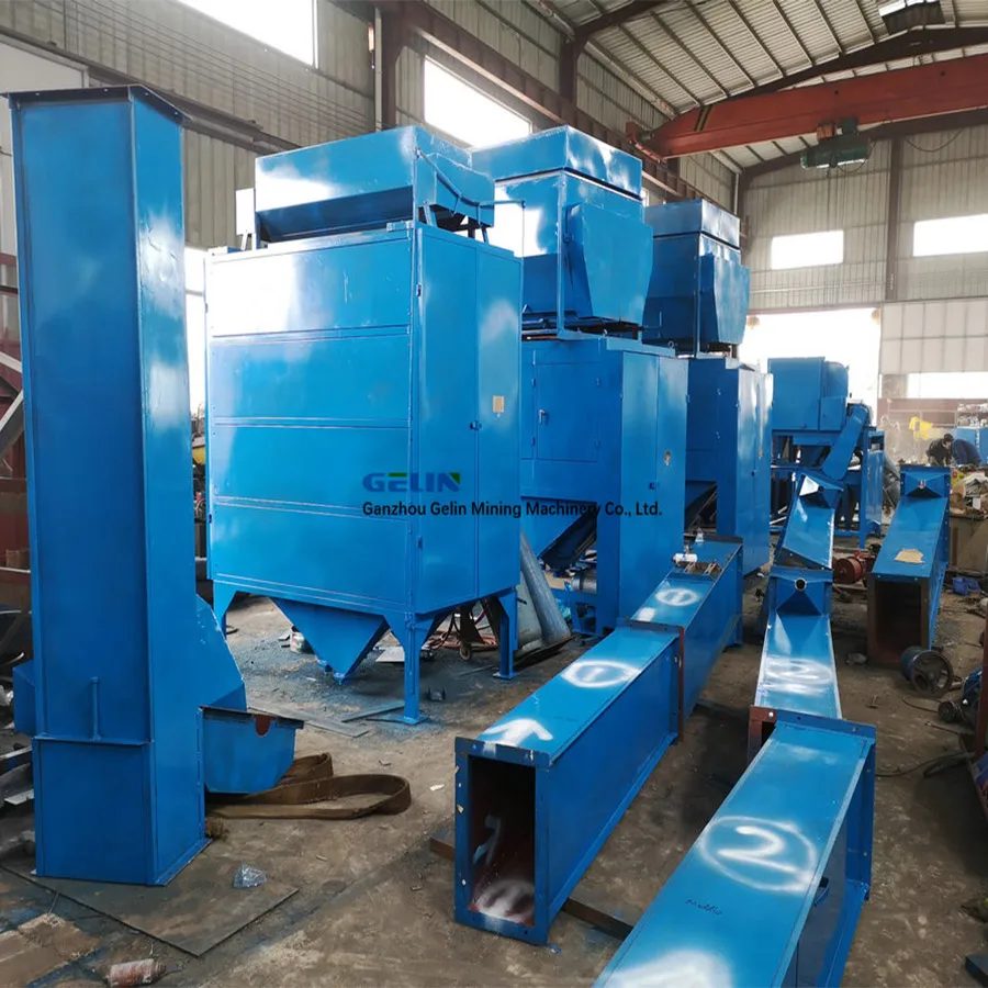 Complete sets small scale gold zircon sand processing plant