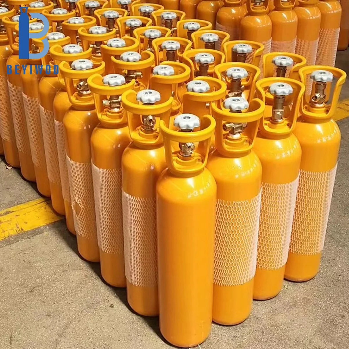 China Factory Price N2 nitrogen O2 oxygen Co2 hydrogen Cylinder 5l 10l Steel Seamless Industrial YA Gas Cylinders