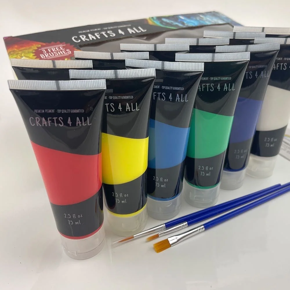 75ml Artist Grade Artist Painting and Painting Paint and Watercolor Paint and Acrylic Paint for Canvas