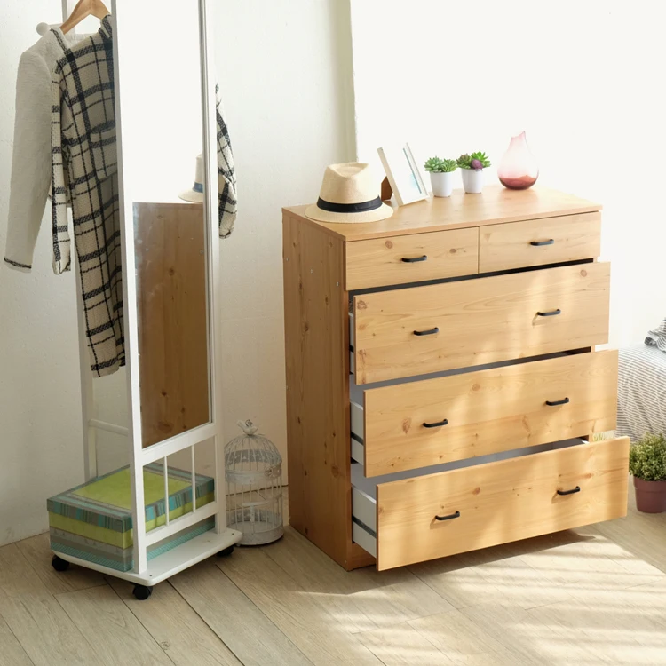 Classical style 5-drawer chest for bedroom storage
