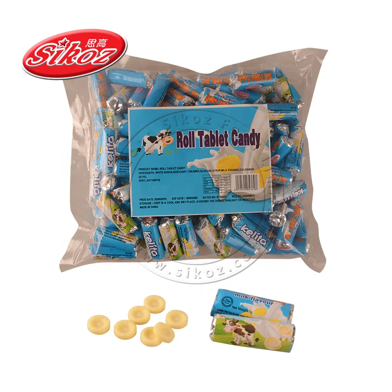 wholesale cheap roll tablet hard candy