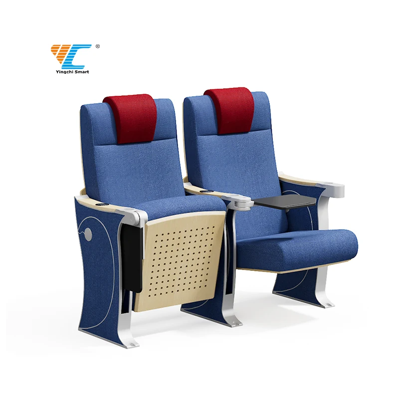 Modern Stadium Audience  Conference Auditorium Lecture Hall School Court Church Chairs With Desk Tables Theatres Theater Seating
