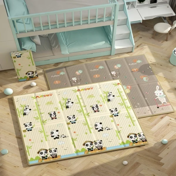 Foldable Floor Baby Play Mat Kid Playmat Crawling Carpet Children Toddler Game Pad XPE Educational  Double-sided color printing