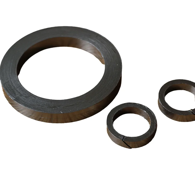 Flexible graphite bearings carbon ring products