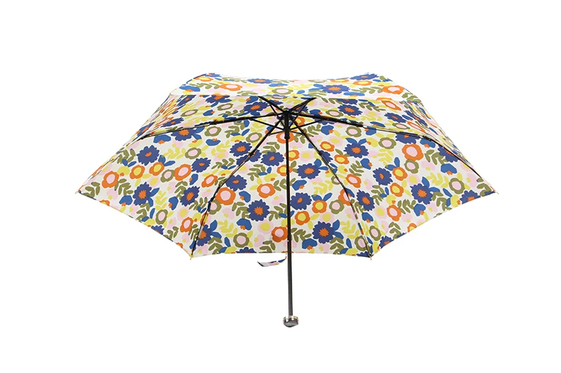 Three folding Japanese Portable tiny women umbrella with carrying pouch