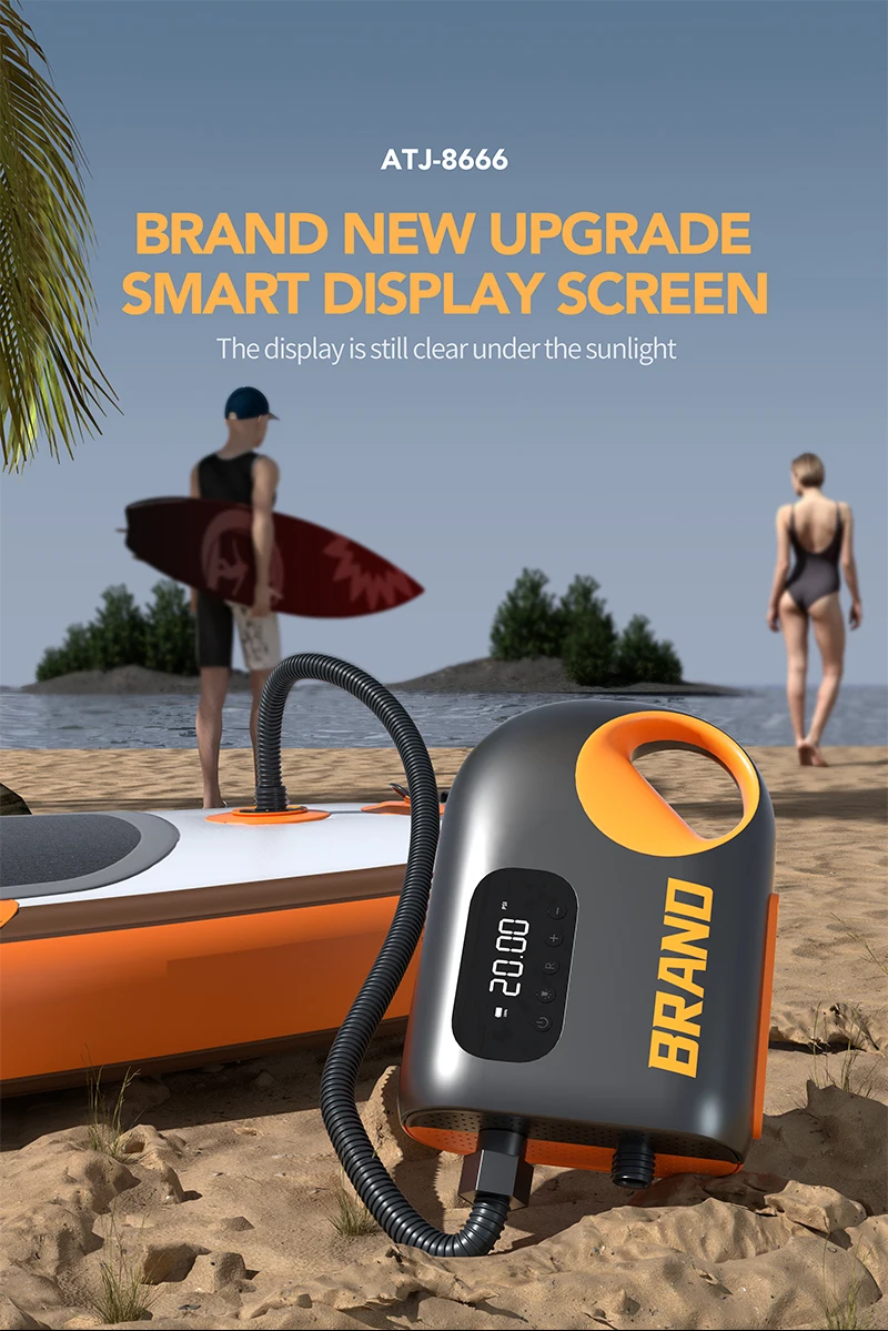 18000mah high power Electric Sup Air Pump Inflator Surfboard Stand Up paddle board pump