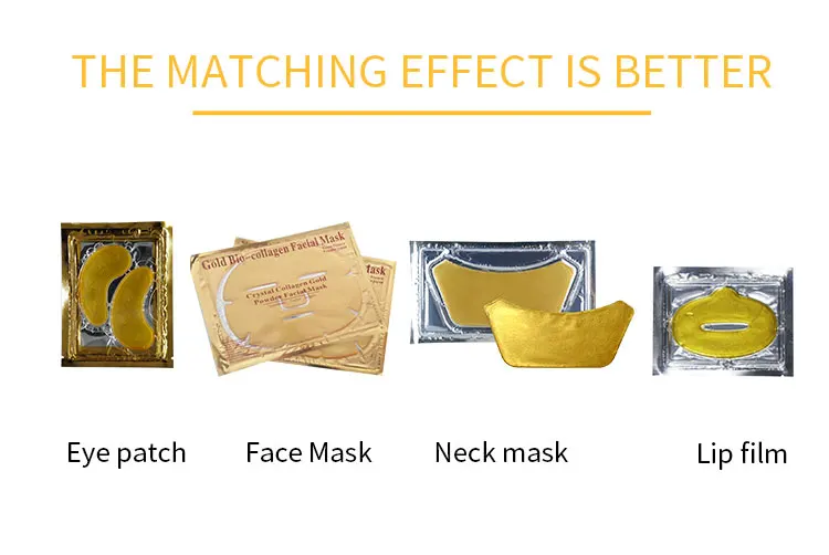 Anti wrinkle disposable lifting firming gold hydrogel eye  mask patch pads 24k  collagen crystal eye patch