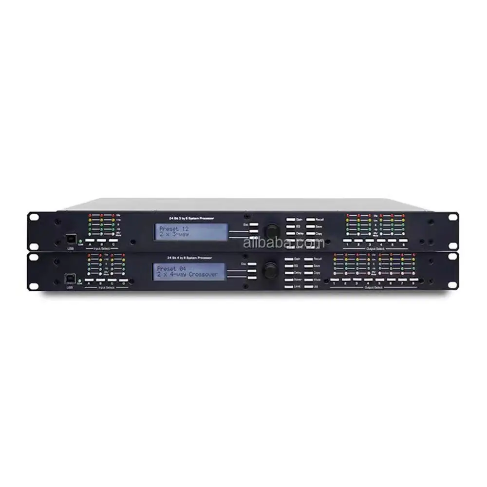 Высококачественный 4 8sp DSP in & 8 out цифровой динамик процессор с usb