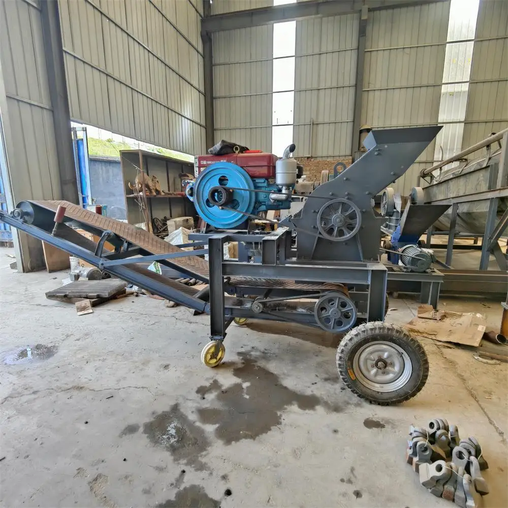 Kingstone Hammer Crusher Hammer Crusher Price Hammer Crusher With Conveyor Belt for Sale