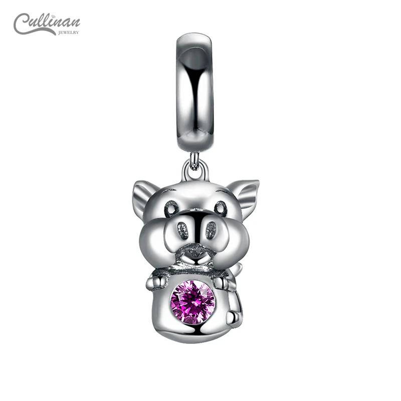 
Wholesale Lovely Animal Bead 925 Sterling Silver Diy Beads For Kids Pig Beads For Jewelry Making Women Accessories Fits Necklace 
