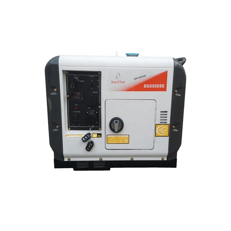 Portable mini 5kw 5kva Groupe Electrogene silent diesel generator set price