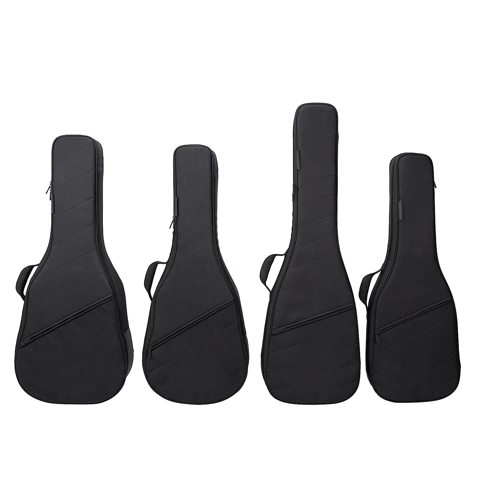 New Fashion Designed High Quality Thick Paddded Polyester Acoustic Guitar Bag Waterproof instrument bags