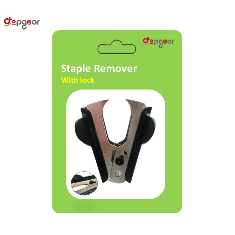 
 Горячая Распродажа, пластиковый съемник степлера с блокировкой безопасности для школы, офиса, дома  