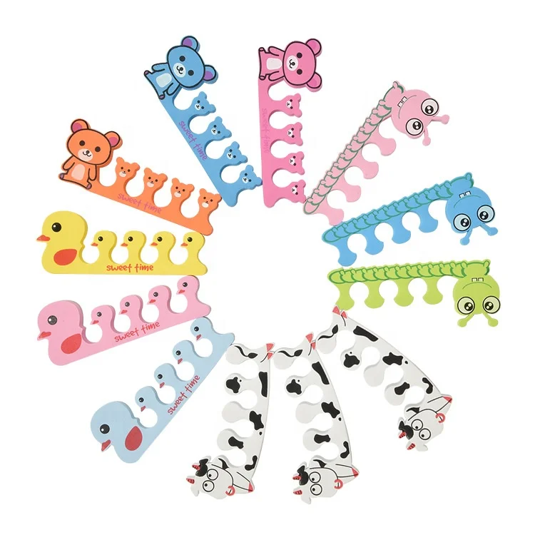 High Quality Cute Animal Shapes Nail Art Tool Toe Separator