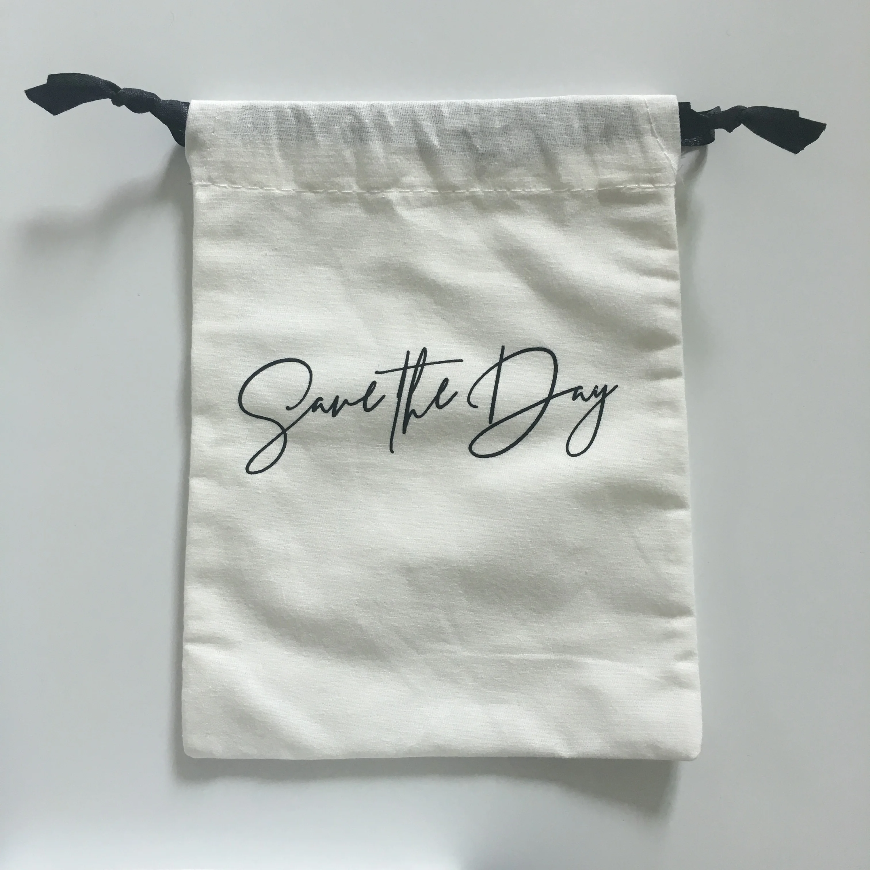 
15x20cm cream white 6oz 100% Cotton Muslin Bag Drawstring gift packaging bags 