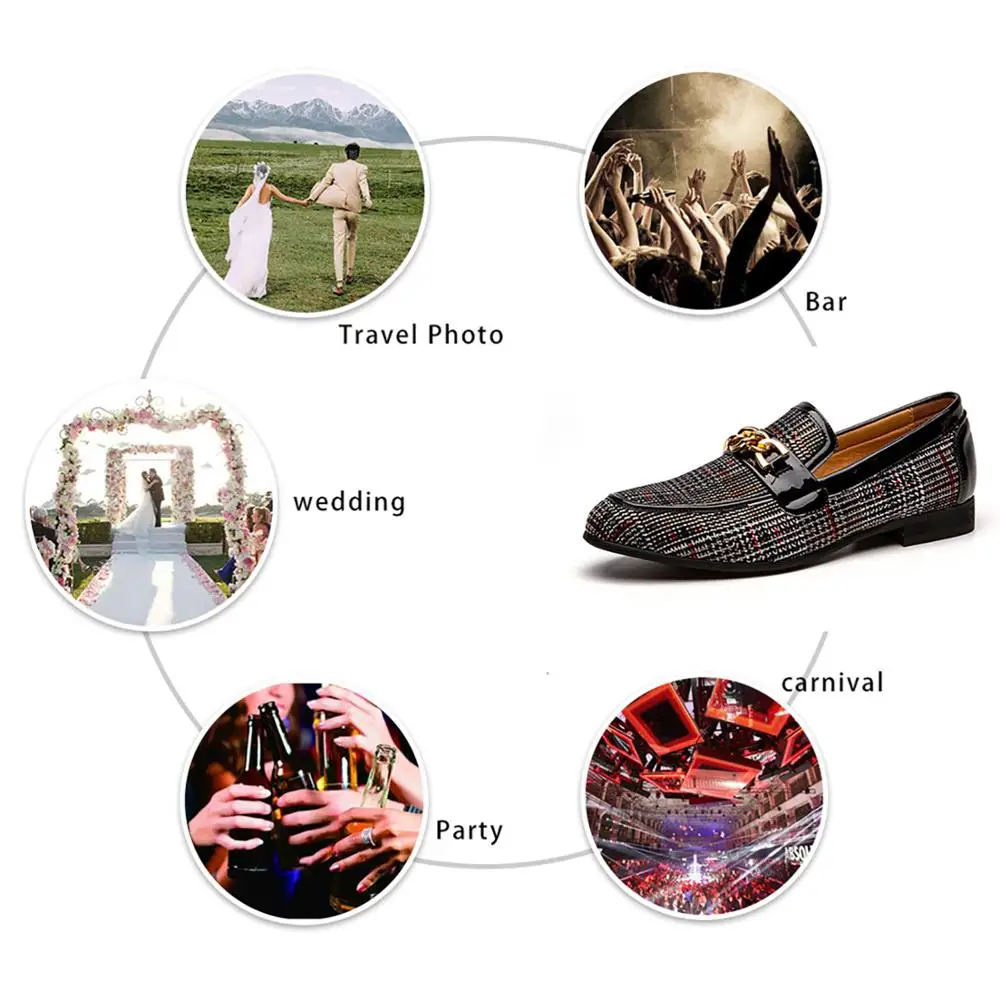 
MEIJIANA New Slip On Men Dress Shoes Handmade Loafers Men Casual Shoes Fashion Wedding Party Men 