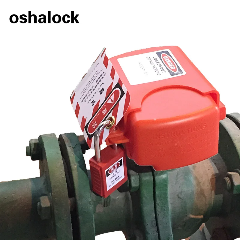 OEM Manufacturing Industrial Adjustable valve Lockout Device,for DN8-DN125 Flange ball valve lockout