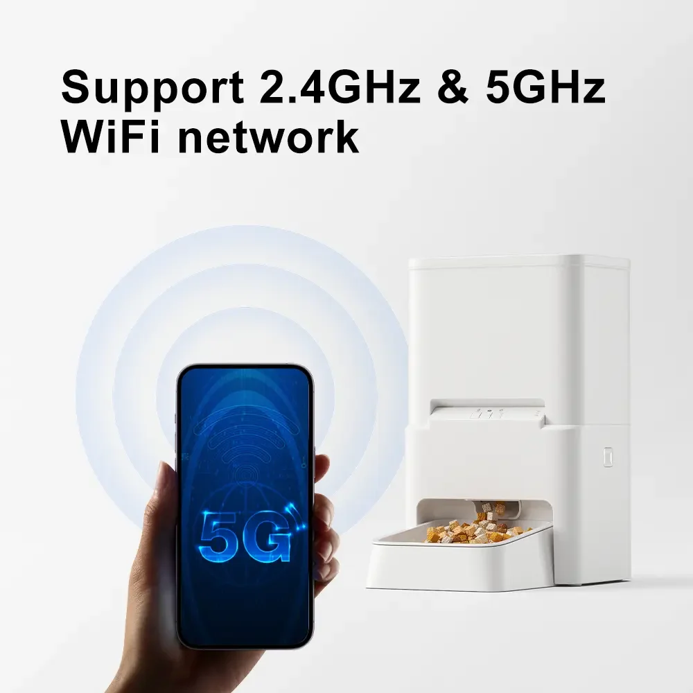 Intelligent 6L Automatic smart pet Feeder Video Control Smart Pet Dispenser voice recording wifi remote control cat feeder