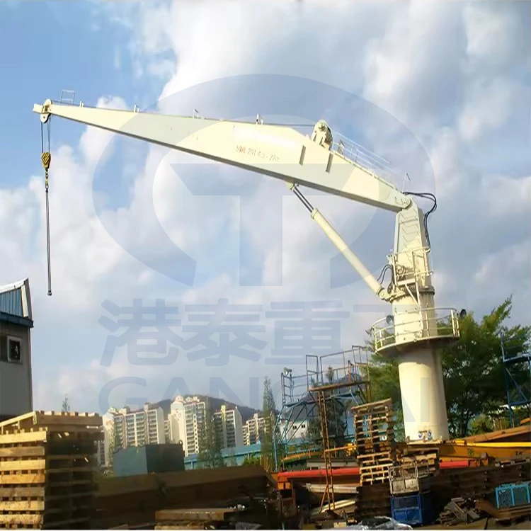 quality assurance marine crane 150t marine boat crane for sea rescue