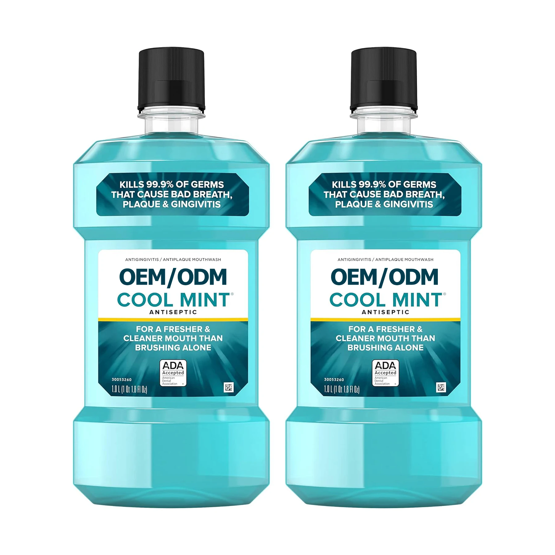 OEMODM Factory Mouthwash Natural Organic Cool Mint Oral Care Gum Disease Treatment Mouth Wash for Adults Mouthwash