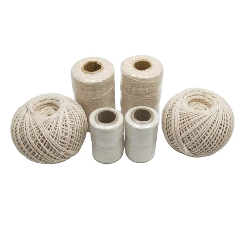 Natural agriculture Cotton twine 100% natural  cooking twine baling twine with ball,spool,bobbin