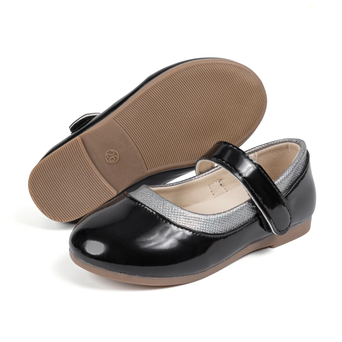 Mary Jane Shoes For Girls Toddler Dance Slippers Soft Leather Shoes for Toddler Little Kid Dress Shoes