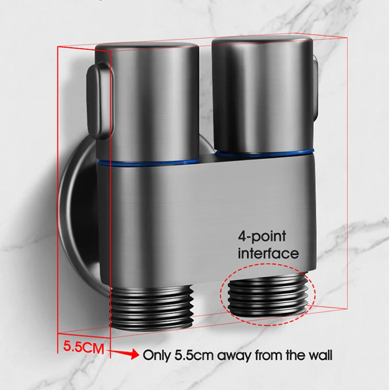 New Style Handheld Pressurized Spray Gun Non Electric Wall Mounted Shattaf Bidet Sprayer Set Attachment For Toilet Sprayer