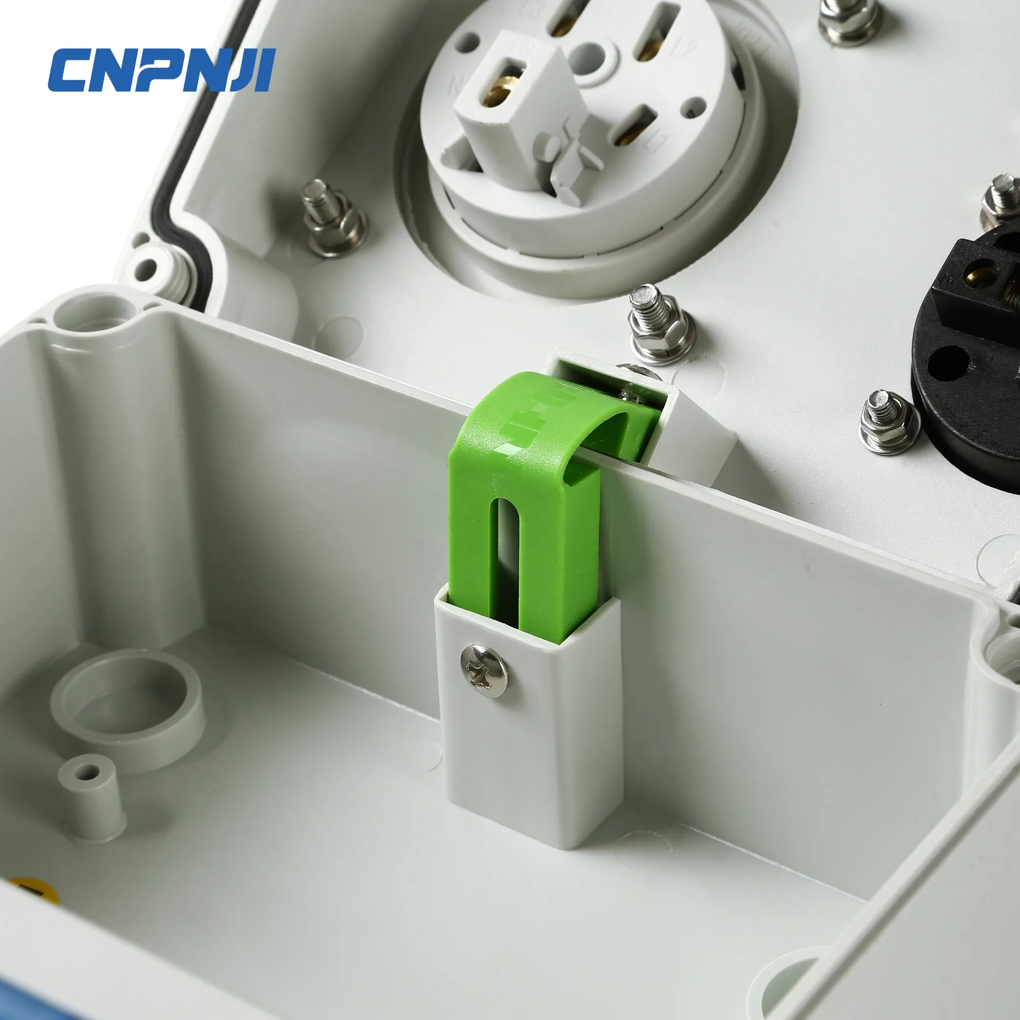 Waterproof outdoor Electric power plug socket box with industrial plug socket