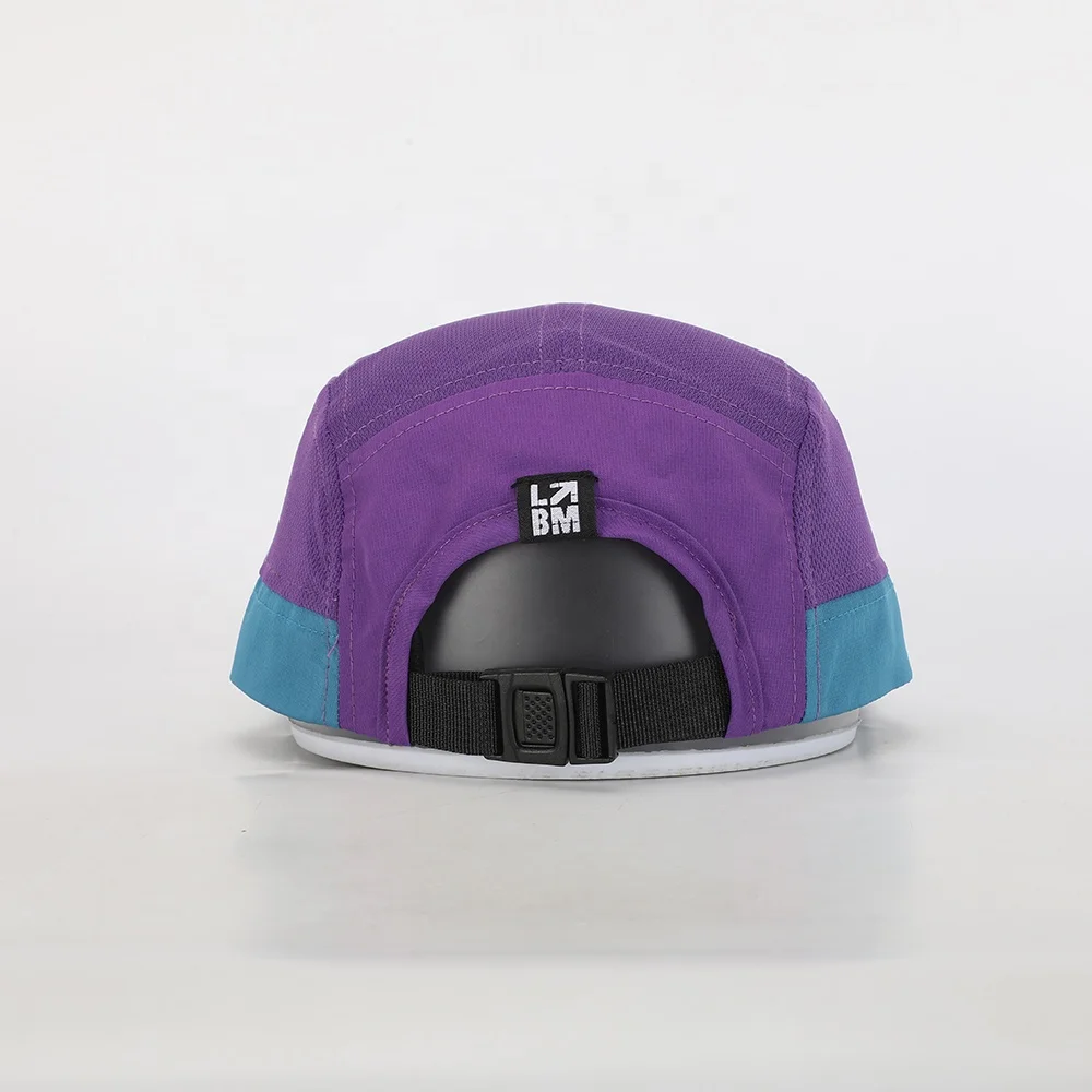 OEM Custom Design Embroidery Logo All Over Printing 5 Panel Camp Cap,Sports Running Camper Hat,Lightweight Outdoor Camping Cap