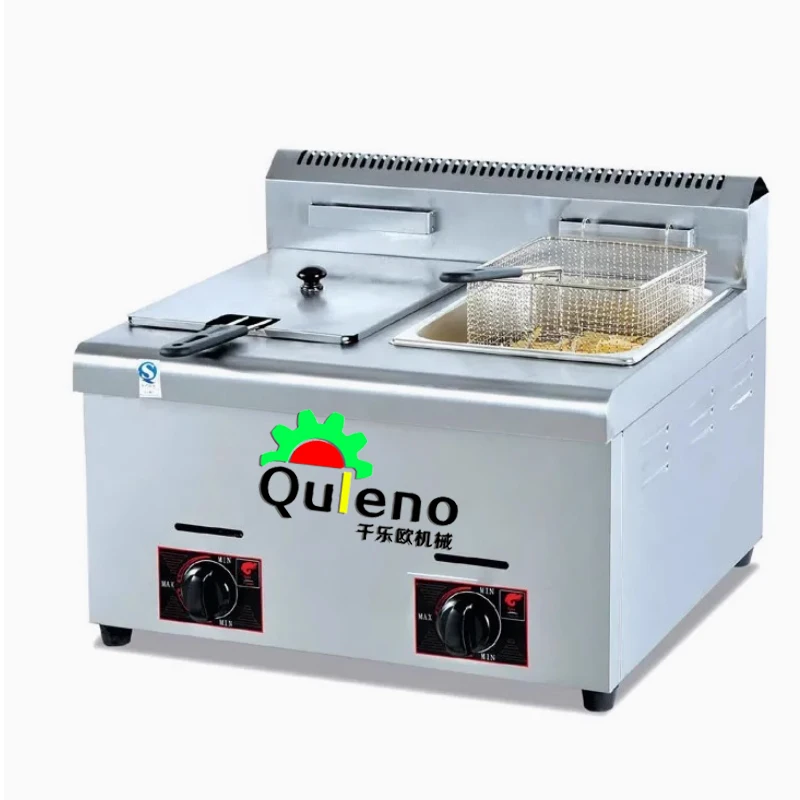 New Used Continuous Vacuum 25L Stainless Steel Electric Deep Fryer for Chicken Food Shop & Home Use Digital Pump Core Components