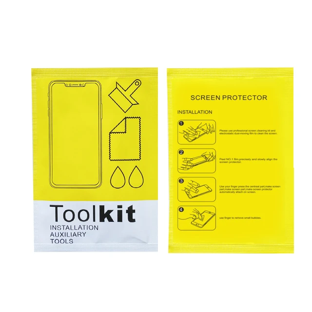 Film installation auxiliary kits  Screen Protector Cleaning Kits High Quality