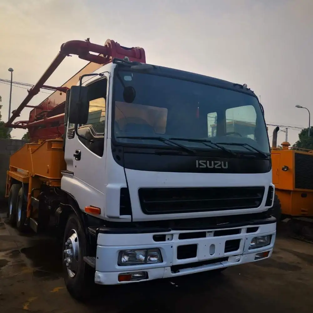 Used Concrete Pump Truck 37 M Concrete Pump Truck Used Concrete Boom Pump Truck