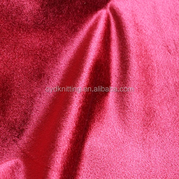 Fashion Shinny Silk Velvet, Shinny Micro Velvet Fabric,  Knitted Velvet for Upholstery